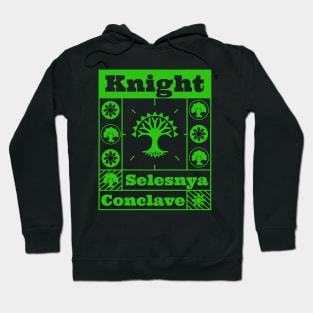 Selesnya Conclave | Knight | MTG Guild Green on White Design Hoodie